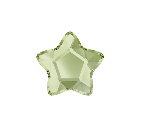 Swarovski Star Flower Peridot