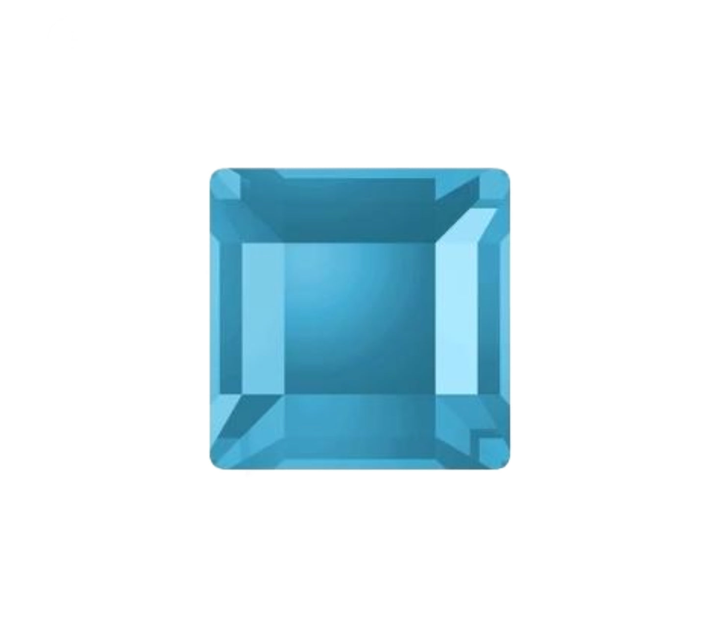 Swarovski Crystal Mini Square Aquamarine