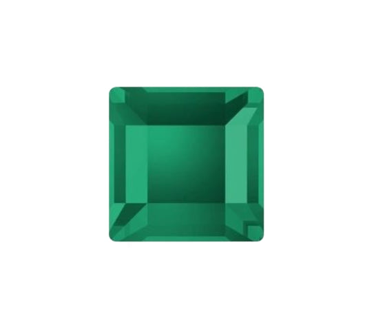 Swarovki Crystal Square Emerald