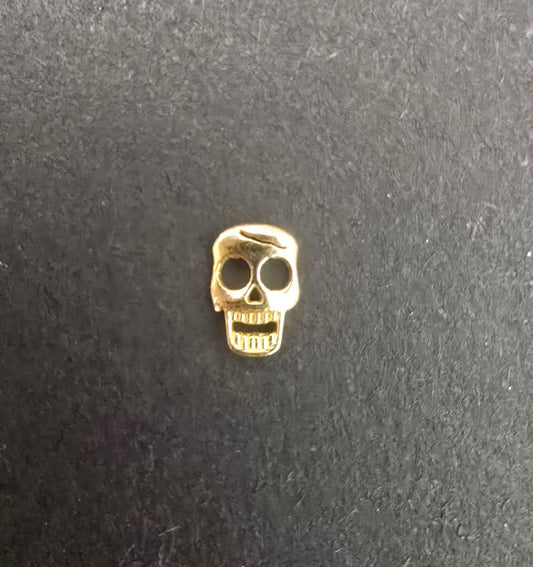 Charm Oro 18k Skull