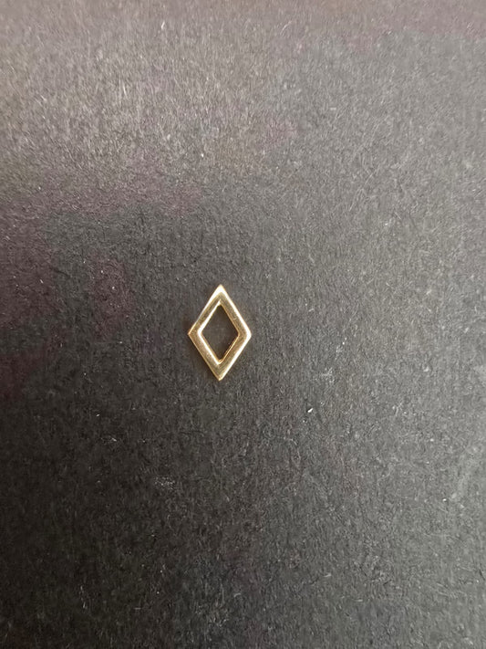 Charm Oro 18k Rhombic